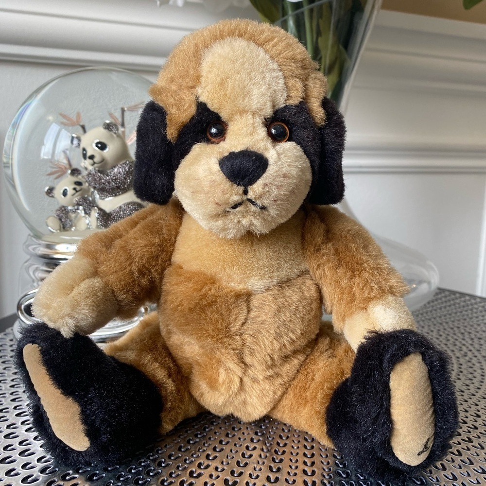 Vintage Ganz 1995 Cottage Collectibles Jointed‎ Dog plush